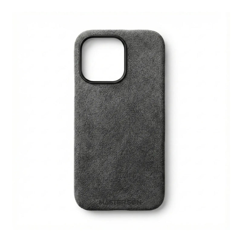 Mastersøn Alcantara Hoesje iPhone 16 Plus MagSafe Zwart