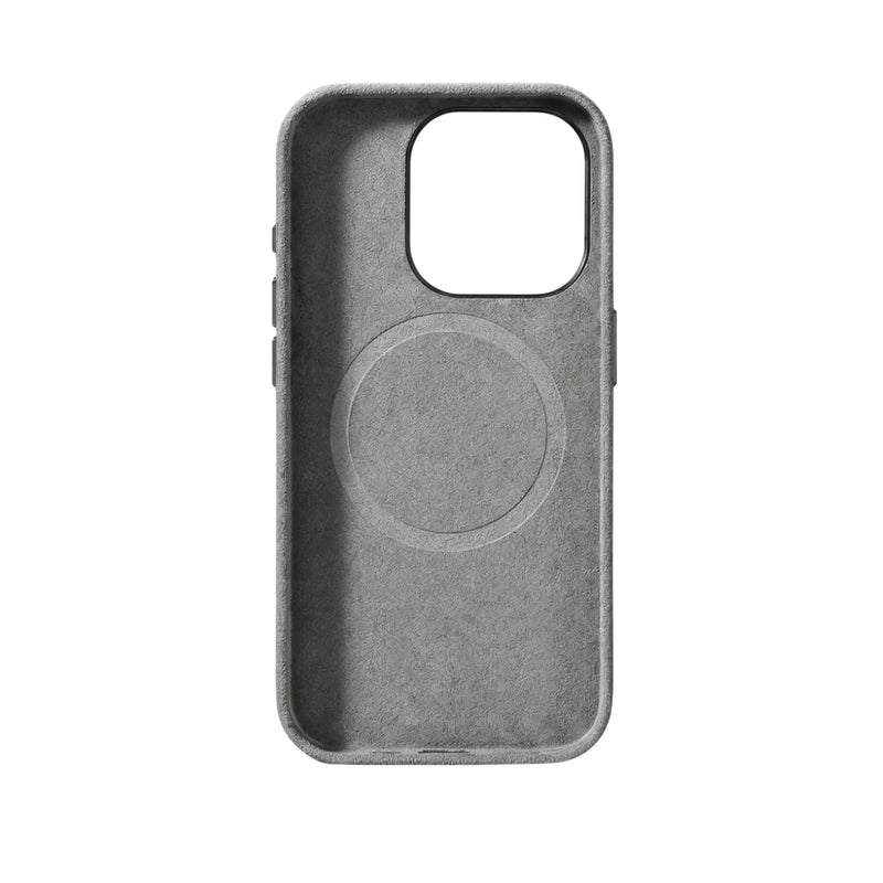 Mastersøn Alcantara Hoesje iPhone 17 MagSafe Grijs