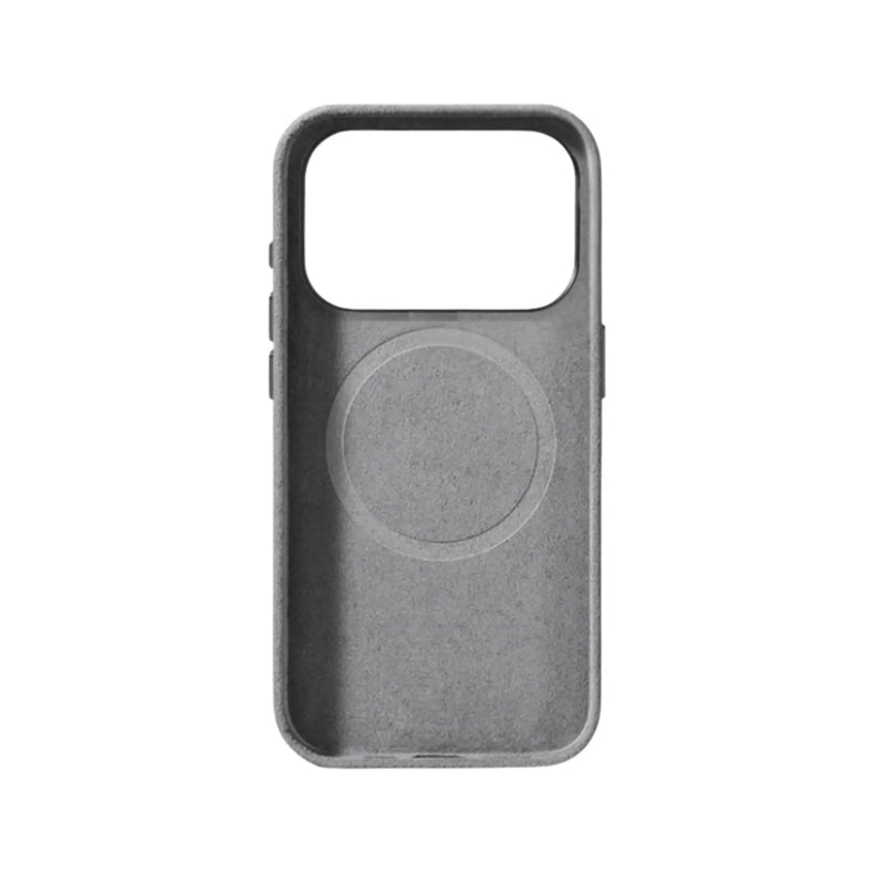 Mastersøn Alcantara Hoesje iPhone 17 Pro Grijs MagSafe