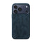 Mastersøn Alcantara Hoesje iPhone 17 Pro Max Blauw MagSafe #iPhone 17 Pro Max - Blauw