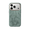 Mastersøn Alcantara Hoesje iPhone 17 Pro Max Cyaan MagSafe #iPhone 17 Pro Max - Cyaan