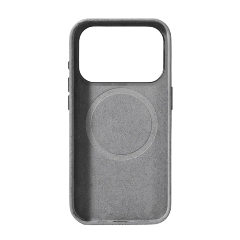 Mastersøn Alcantara Hoesje iPhone 17 Pro Max Grijs MagSafe