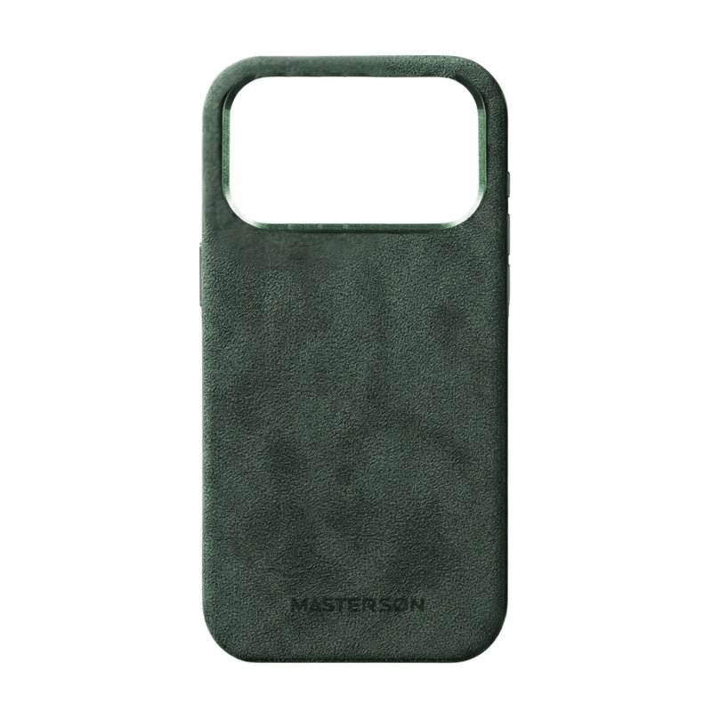 Mastersøn Alcantara Hoesje iPhone 17 Pro Max Groen MagSafe