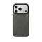 Mastersøn Alcantara Hoesje iPhone 17 Pro Max Zwart MagSafe #iPhone 17 Pro Max - Zwart