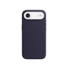 Stijlvol dieppaars iPhone 17 Air hoesje met een premium zilveren aluminium camerabeschermer #paars