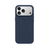 Luxe marineblauw iPhone 17 Pro hoesje van Mastersøn met contrasterend zilveren cameravlak #marineblauw