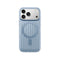 Luxe transparant blauw iPhone 17 Pro Max MagSafe hoesje van Mastersøn #blauw
