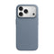 Mastersøn premium iPhone hoesje in blauwgrijs met zilveren aluminium camerabescherming #blauw