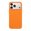 Opvallend oranje Mastersøn iPhone hoesje afgewerkt met een zilveren aluminium cameraring #oranje