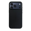 Minimalistisch mat zwart Mastersøn iPhone hoesje met een donkergrijze aluminium camerarand #zwart