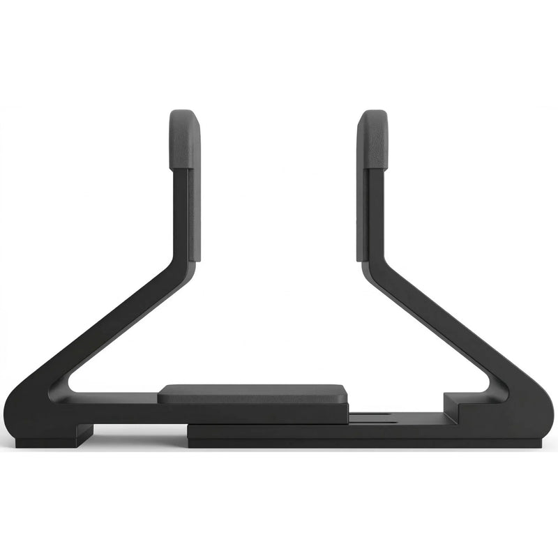 Mastersøn verticale laptopstandaard zijaanzicht zwart