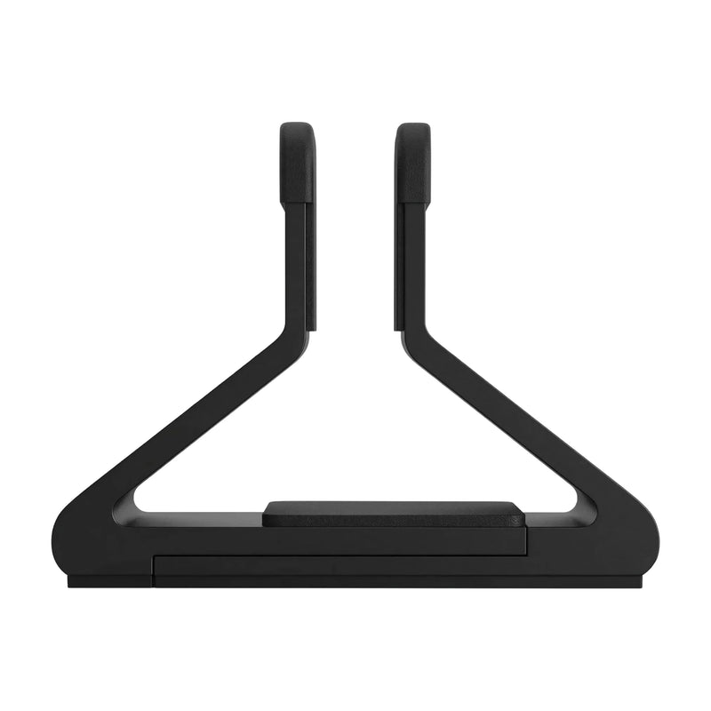 Mastersøn verticale laptopstandaard zijaanzicht zwart