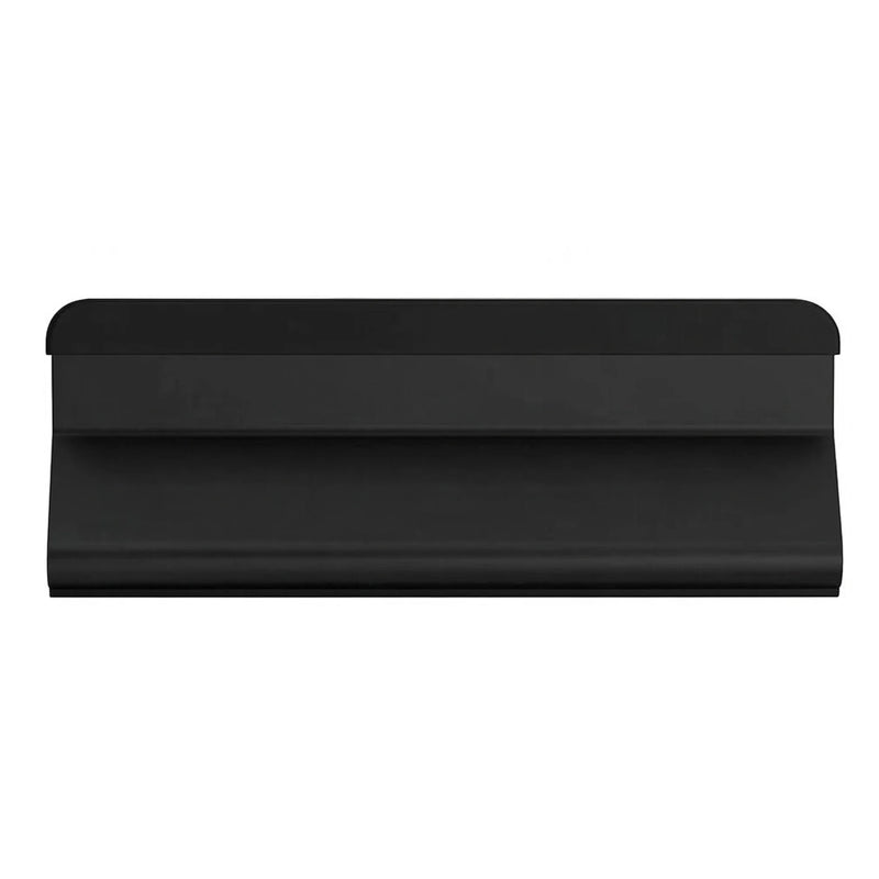 Mastersøn verticale laptopstandaard zijaanzicht zwart