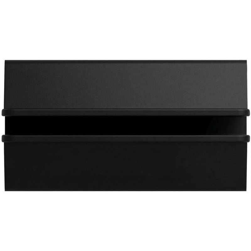 Mastersøn verticale laptopstandaard bovenaanzicht zwart